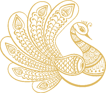 Peacock Butta Motif